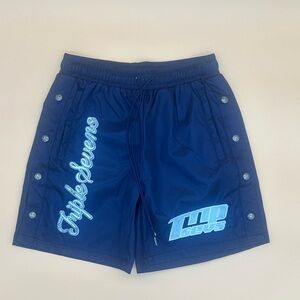 Blue Triple Sevens Shorts